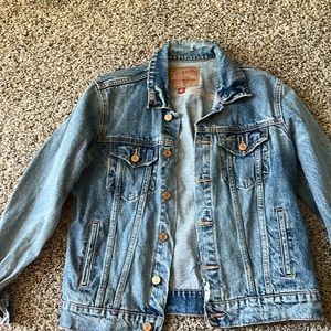 Lucky Brand distressed denim jacket